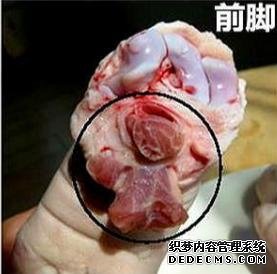 買豬蹄時，前腳和后腳口感差別大，方法教給你，可別買錯了