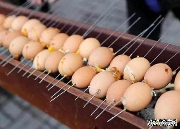 下崗大叔賣“天價”雞蛋，十元1串，食客：吃完一口還想第二口
