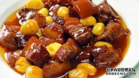 美食菜譜分享：五花肉炒荷蘭豆，紅燒牛肉，板栗燒肉，南瓜椰汁煲