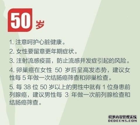健身養(yǎng)生教程 人生必做的健康功課，人在各個(gè)年齡段需要注意什么